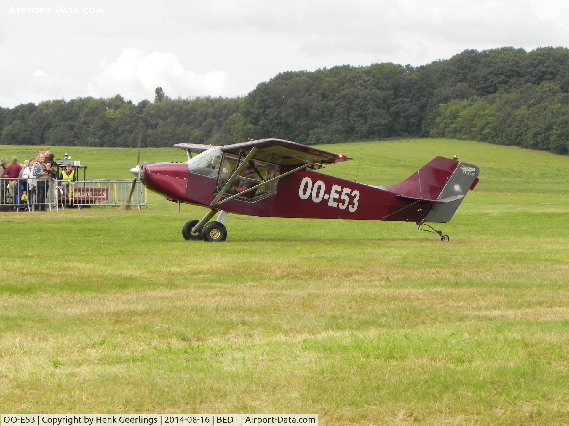 OO-E53, 1997 Rans S-6S Coyote II C/N 0895872, Schaffen Diest Oldtimer Fly Inn , Belgium, Aug 2014