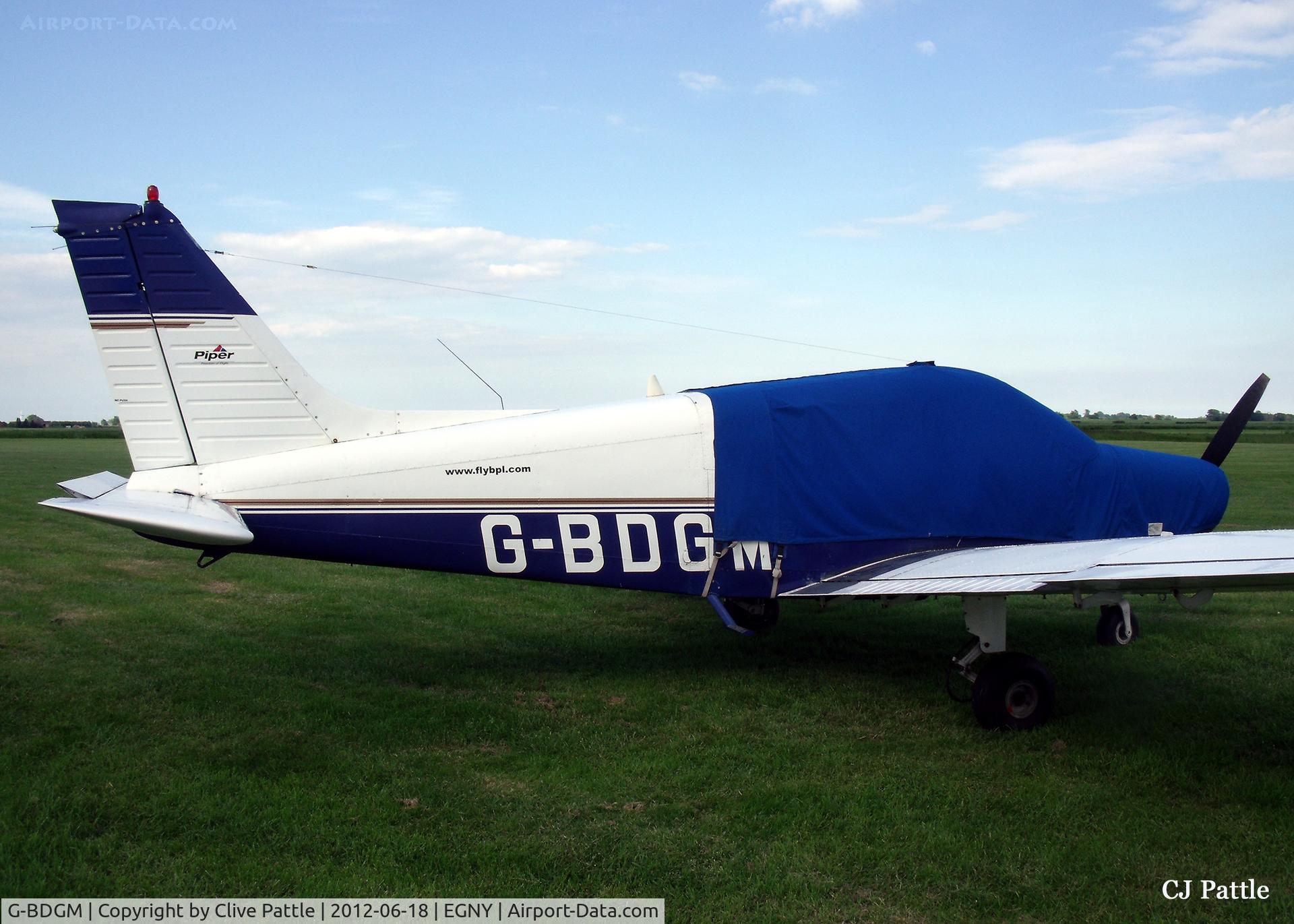 G-BDGM, 1974 Piper PA-28-151 Cherokee Warrior C/N 28-7415165, Resting at Linley Hill