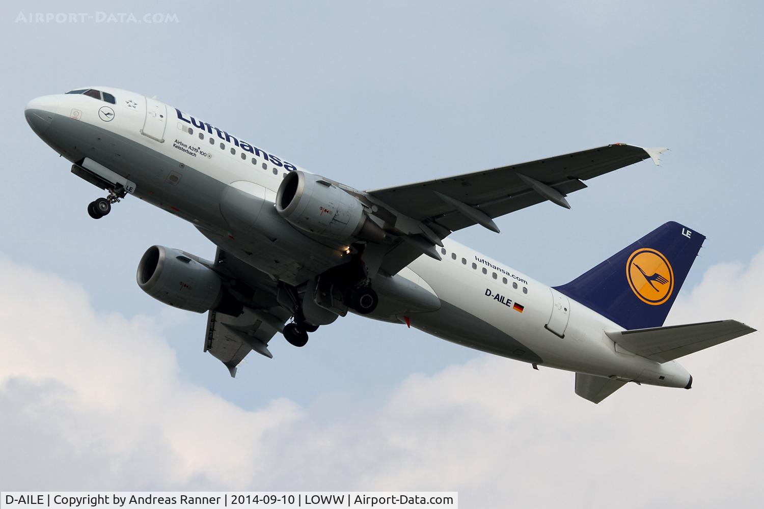 D-AILE, 1996 Airbus A319-114 C/N 627, Lufthansa A319