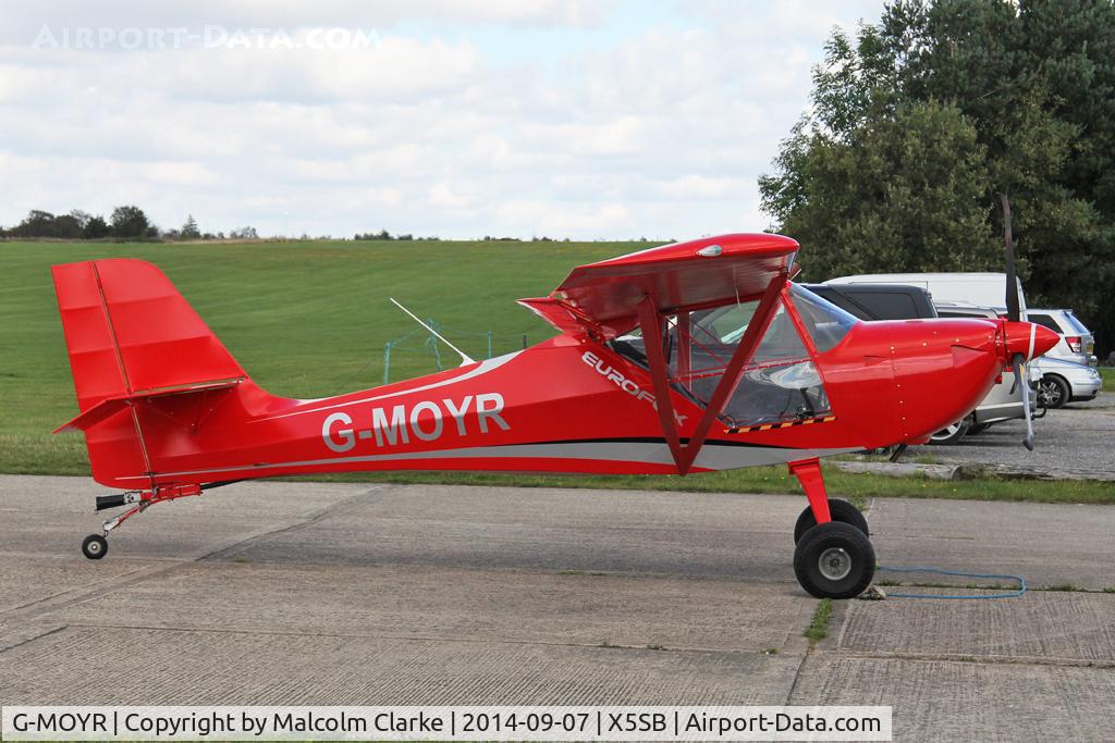 G-MOYR, 2013 Aeropro Eurofox 912(S) C/N LAA 376-15172, Glider tow Aeropro Eurofox 912(S), Sutton Bank, North Yorkshire, September 7th 2014.