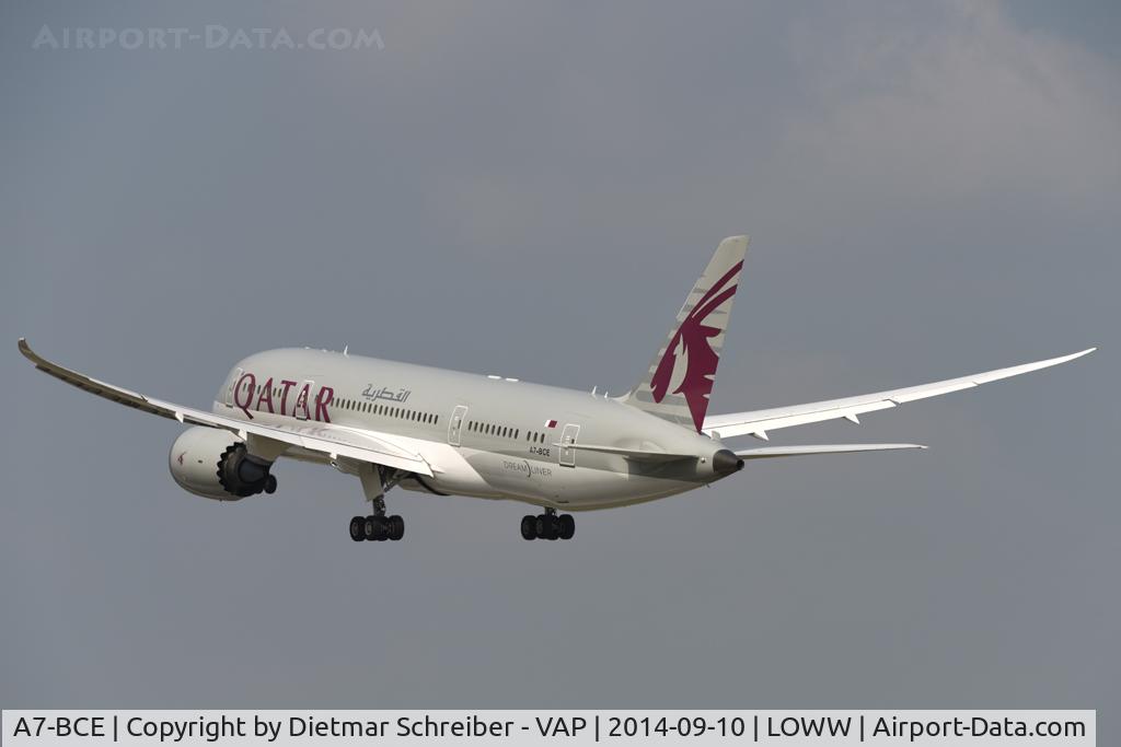 A7-BCE, 2013 Boeing 787-8 Dreamliner C/N 38323, Qatar Airways Boeing 787-8
