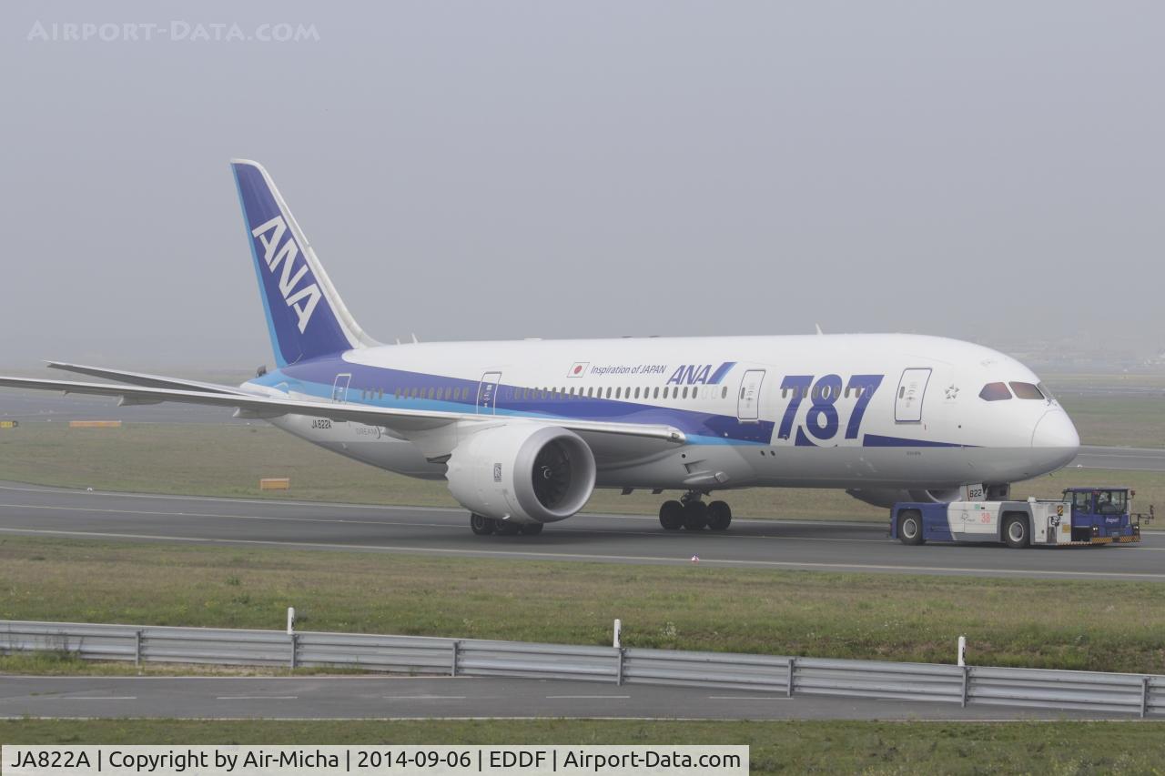JA822A, 2013 Boeing 787-8 Dreamliner C/N 34512, All Nippon Airlines