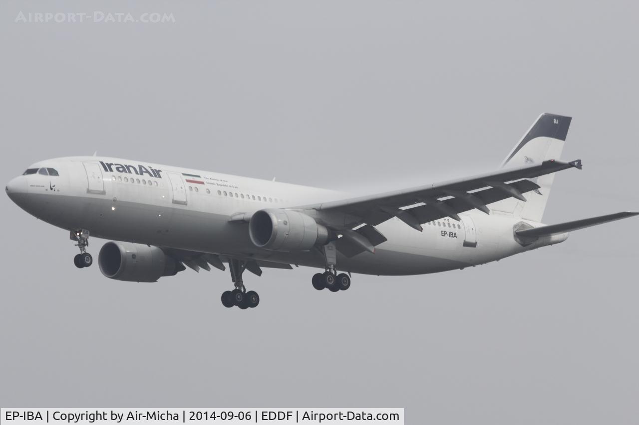 EP-IBA, 1993 Airbus A300B4-605R C/N 723, Iran Air