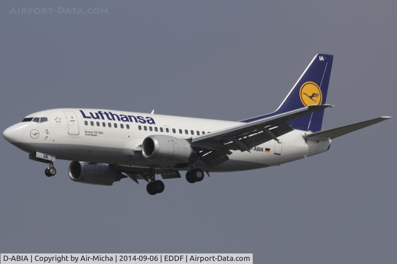 D-ABIA, 1990 Boeing 737-530 C/N 24815, Lufthansa