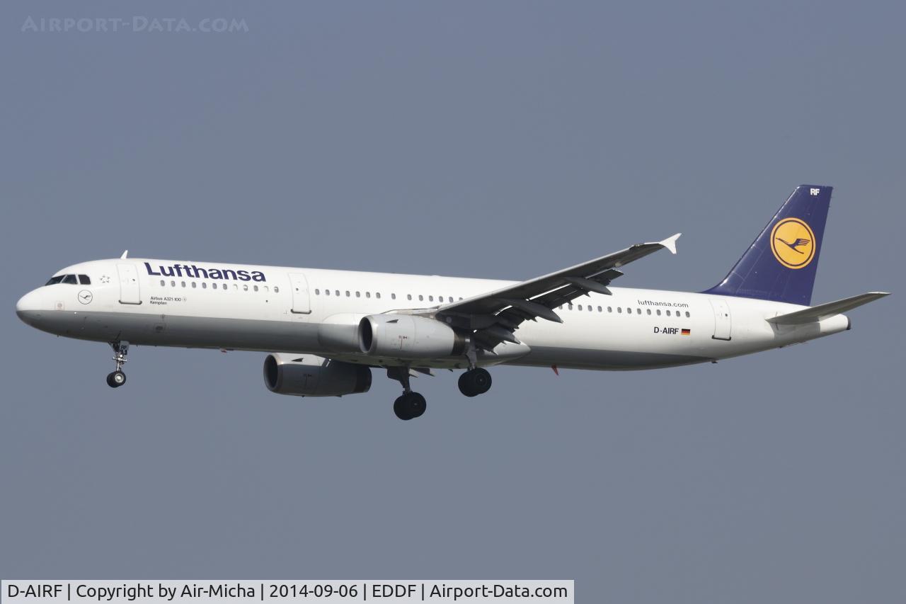 D-AIRF, 1994 Airbus A321-131 C/N 0493, Lufthansa