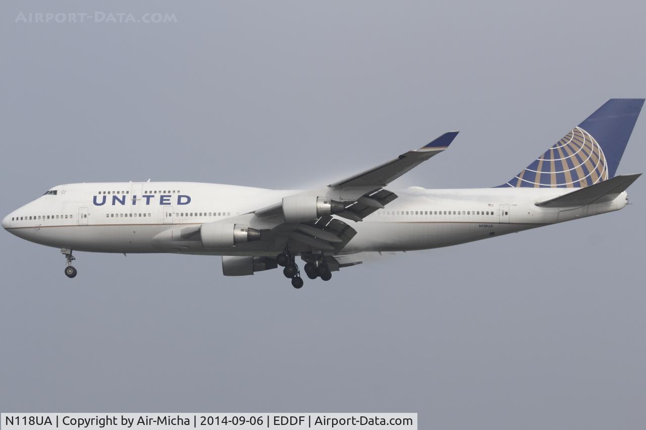 N118UA, 1999 Boeing 747-422 C/N 28811, United Airlines