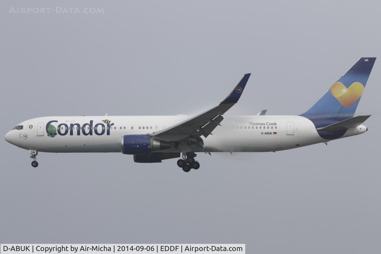 D-ABUK, 1999 Boeing 767-343/ER C/N 30009, Condor, Boeing 767-343 (ER) (WL)