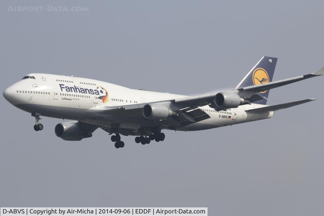 D-ABVS, 1997 Boeing 747-430 C/N 28286, Lufthansa