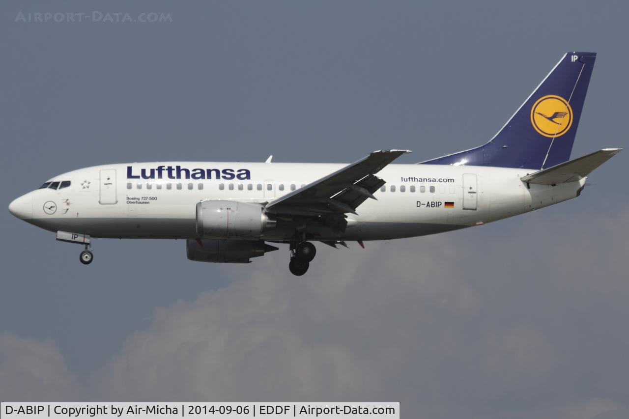 D-ABIP, 1991 Boeing 737-530 C/N 24940, Lufthansa, Boeing 737-500, Name: Oberhausen
