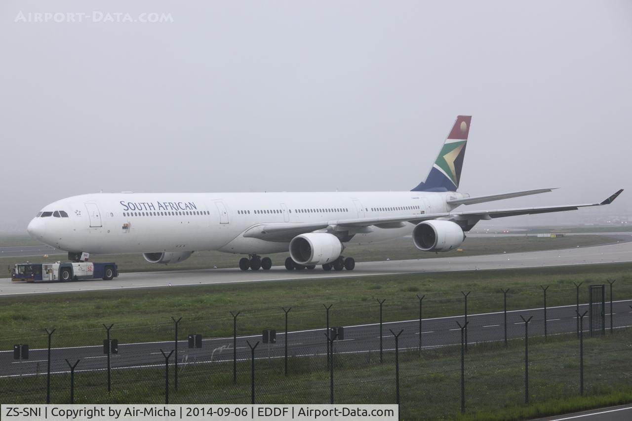 ZS-SNI, 2005 Airbus A340-642 C/N 630, South African Airways