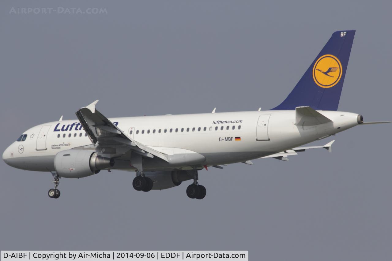 D-AIBF, 2011 Airbus A319-112 C/N 4796, Lufthansa