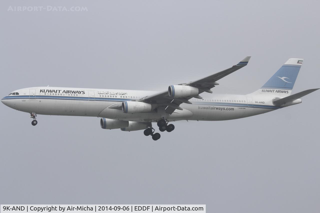 9K-AND, 1995 Airbus A340-313 C/N 104, Kuwait Airways