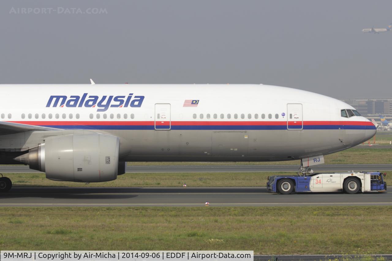 9M-MRJ, 1999 Boeing 777-2H6/ER C/N 28417, Malaysia Airlines