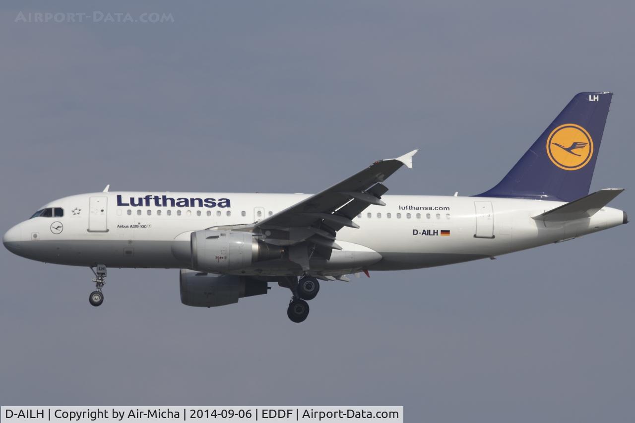 D-AILH, 1997 Airbus A319-114 C/N 641, Lufthansa