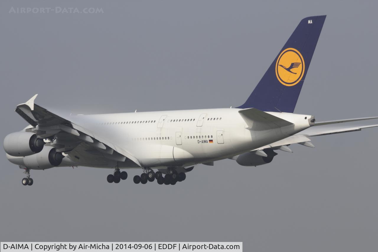 D-AIMA, 2010 Airbus A380-841 C/N 038, Lufthansa, Airbus A380-861, CN: 038