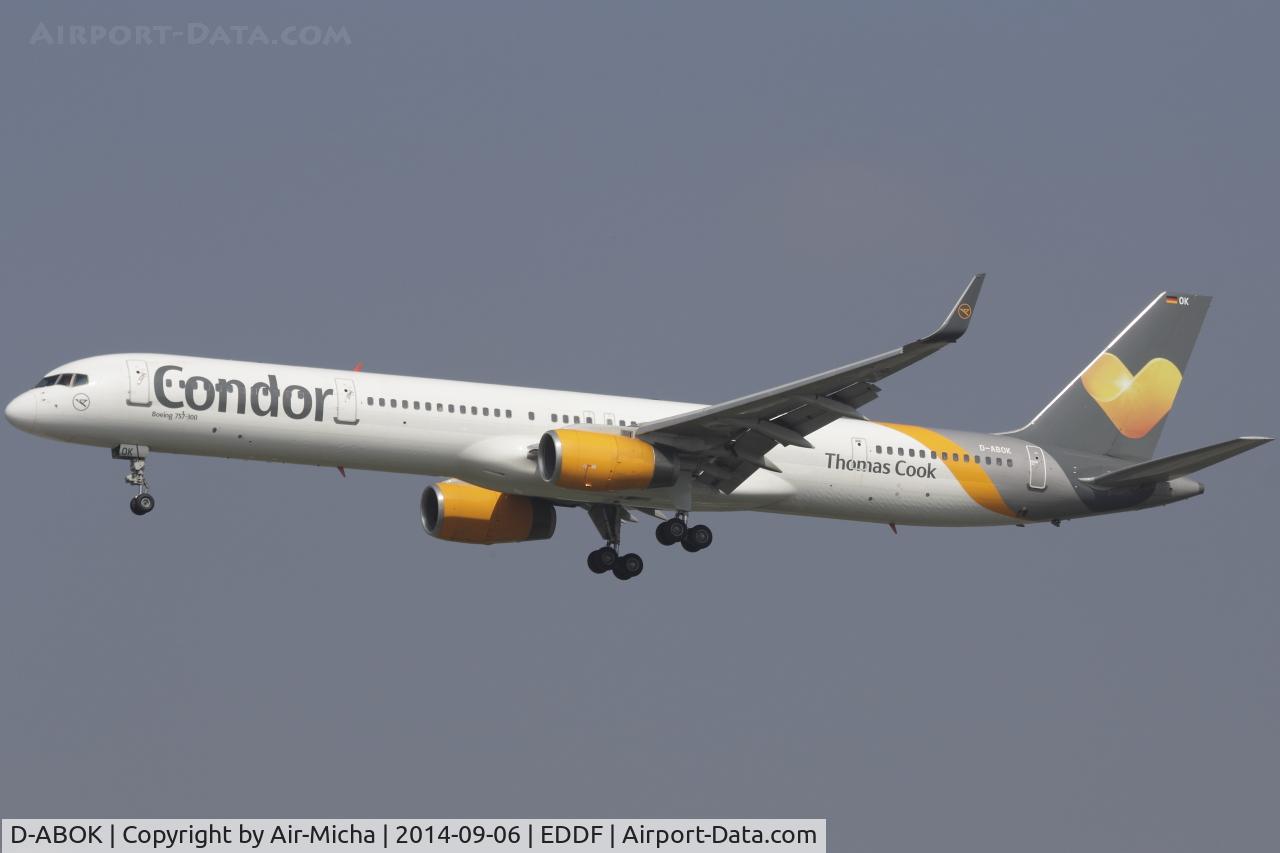 D-ABOK, 2000 Boeing 757-330 C/N 29020, Condor