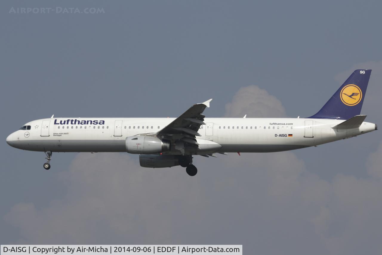 D-AISG, 2000 Airbus A321-231 C/N 1273, Lufthansa