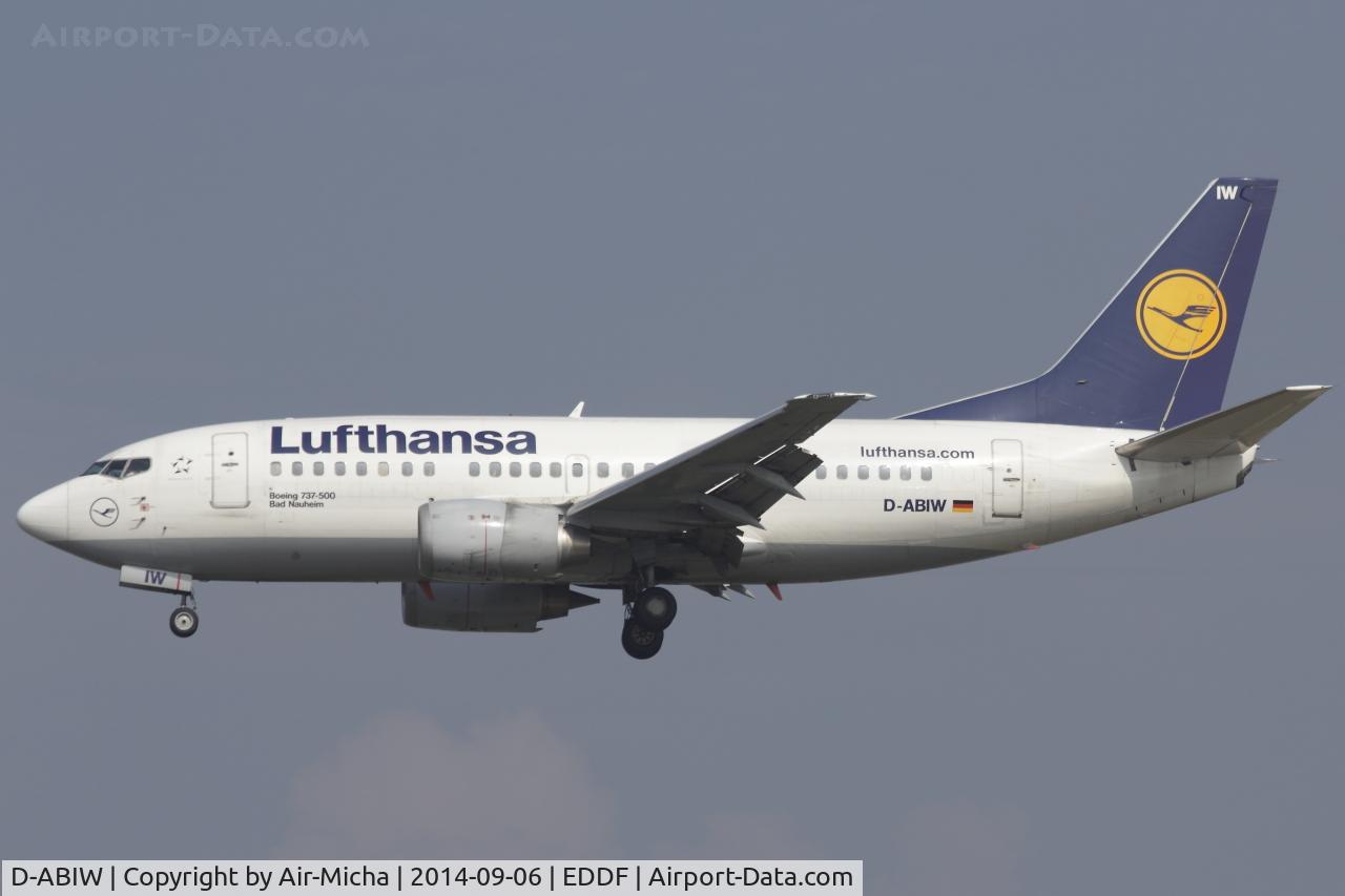 D-ABIW, 1991 Boeing 737-530 C/N 24945, Lufthansa