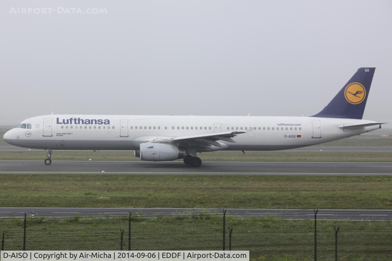 D-AISO, 2008 Airbus A321-231 C/N 3625, Lufthansa