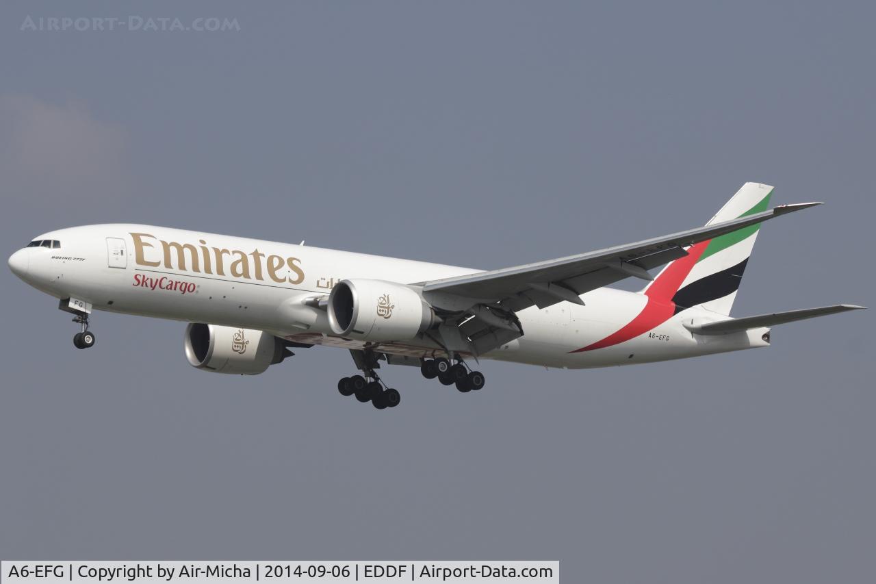 A6-EFG, 2012 Boeing 777-F1H C/N 35613, Emirates