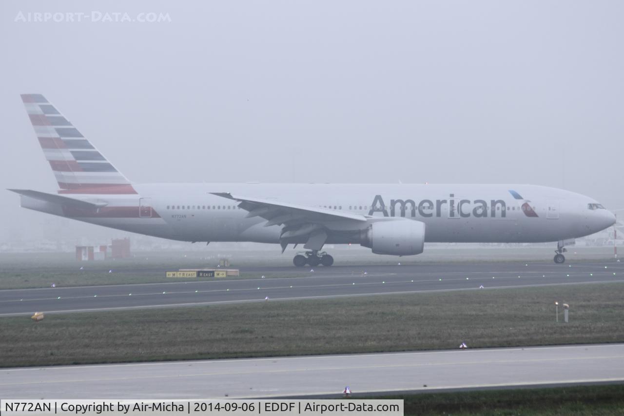N772AN, 1999 Boeing 777-223 C/N 29580, American Airlines