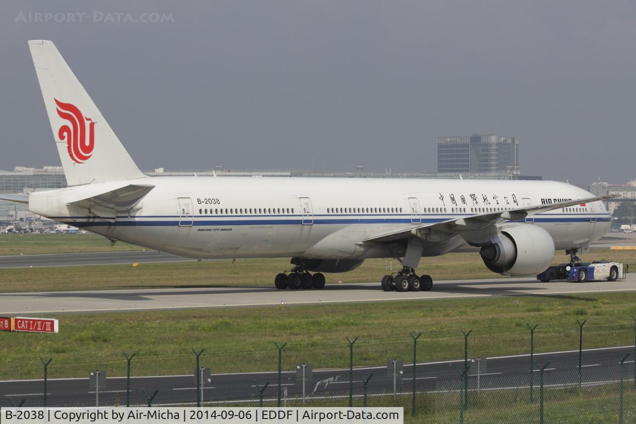 B-2038, 2013 Boeing 777-39L/ER C/N 38678, Air China