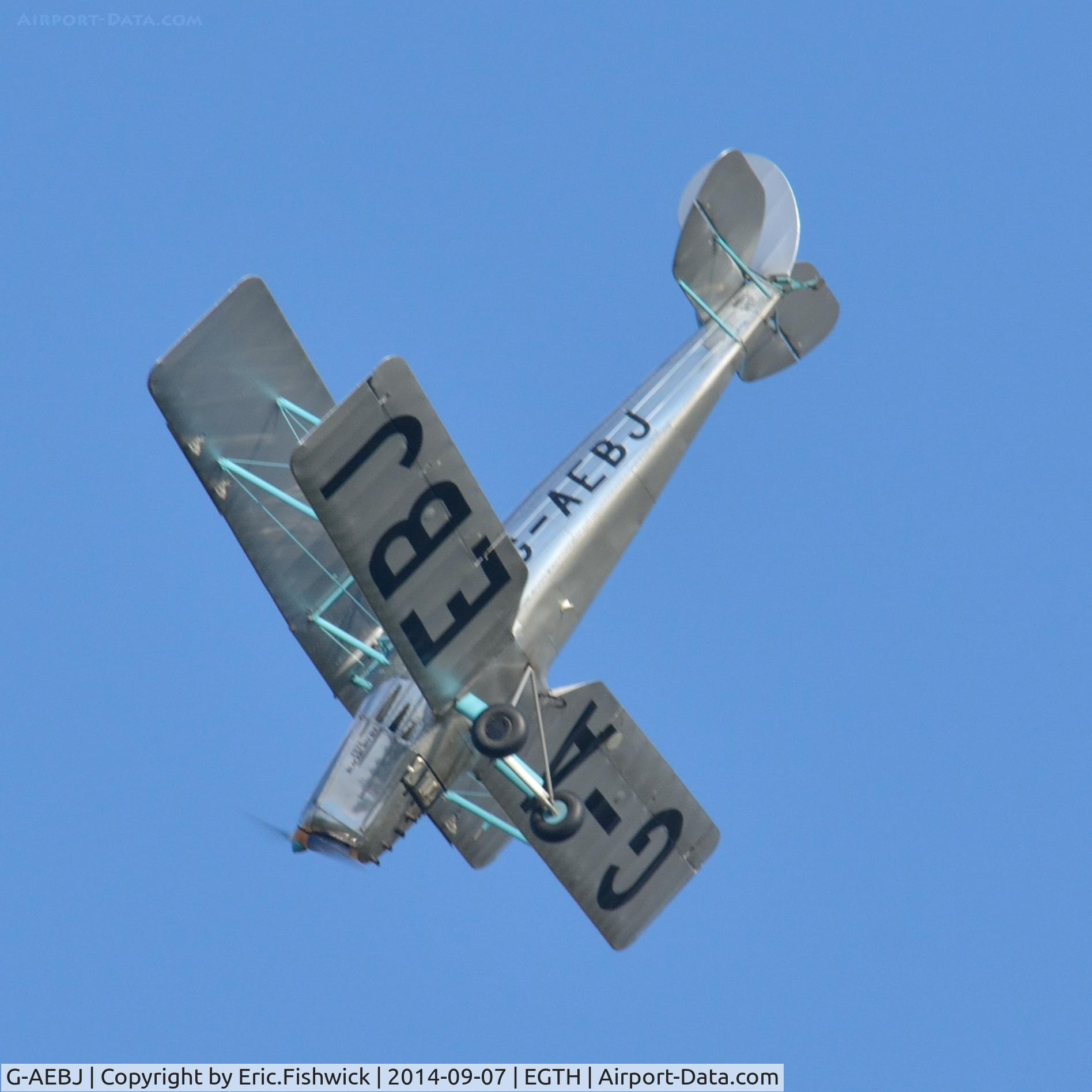 G-AEBJ, 1936 Blackburn B.2 Series 1 C/N 6300/8, 44. G-AEBJ in display mode at the glorious Shuttleworth Pagent Airshow, Sep. 2014.