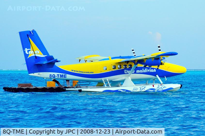 8Q-TME, 1982 De Havilland Canada DHC-6-300 Twin Otter C/N 798, Helengeli, Maldives Islands. Waiting for passengers, US!!!!