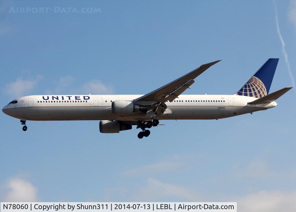 N78060, 2002 Boeing 767-424/ER C/N 29455, Landing rwy 25R