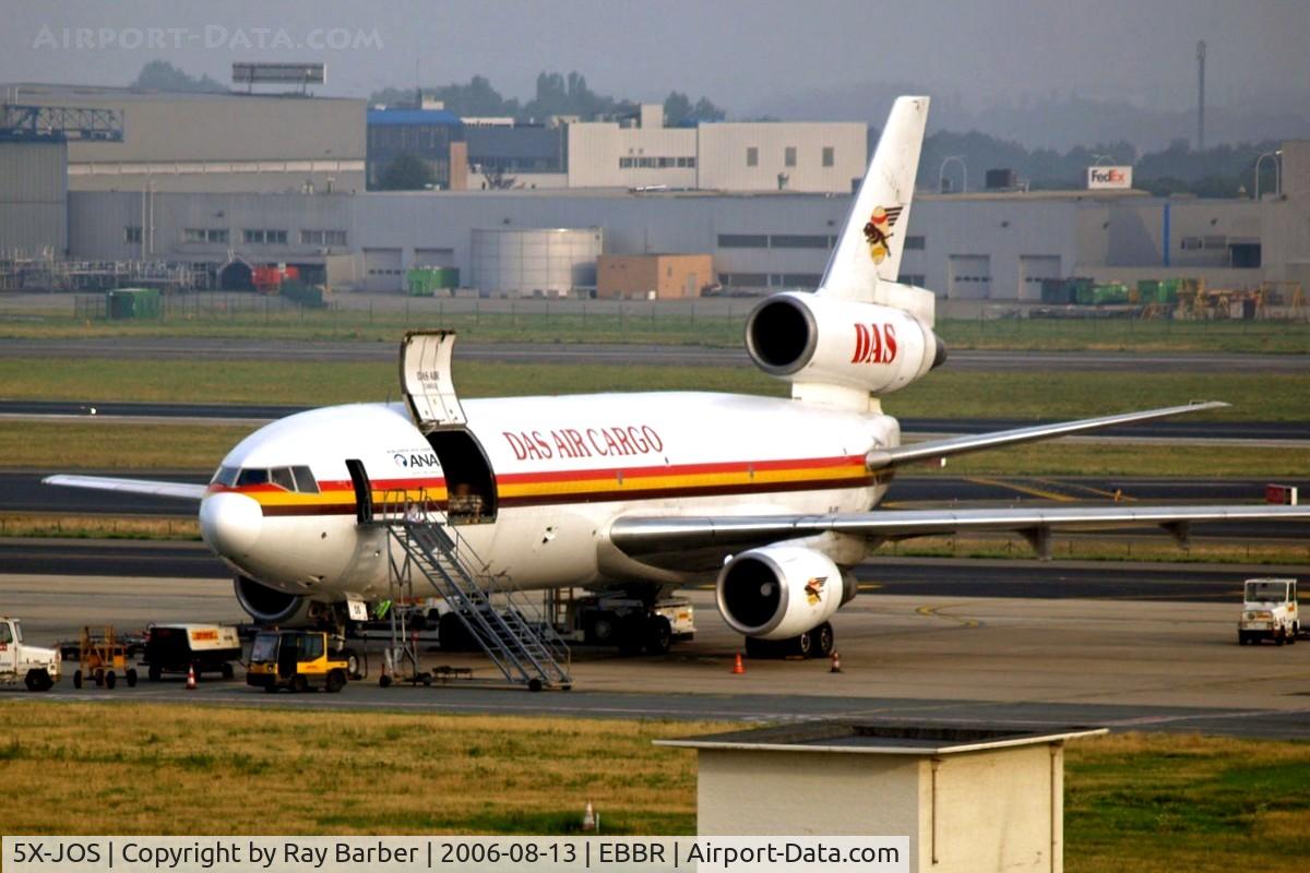 5X-JOS, 1978 McDonnell Douglas DC-10-30F C/N 46976, McDonnell-Douglas DC-10-30CF [46976] (DAS Air Cargo) Brussels~OO 13/08/2006