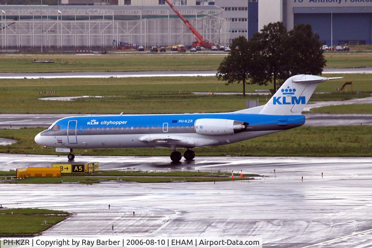 PH-KZR, 1995 Fokker 70 (F-28-0070) C/N 11551, Fokker F-70 [11551] (KLM cityhopper) Amsterdam-Schiphol~PH 10/08/2006