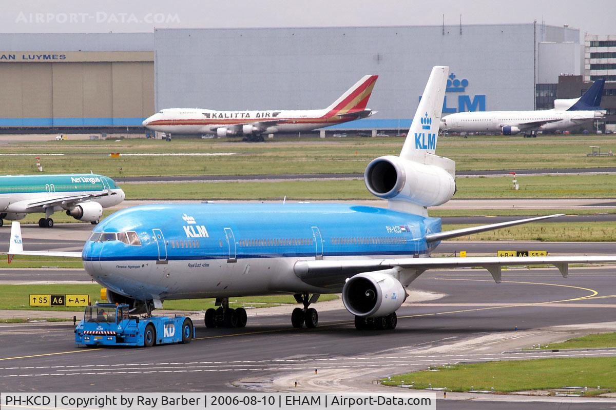 PH-KCD, 1994 McDonnell Douglas MD-11 C/N 48558, McDonnell-Douglas MD-11 [48558] (KLM Royal Dutch Airlines) Amsterdam-Schiphol~PH 10/08/2006
