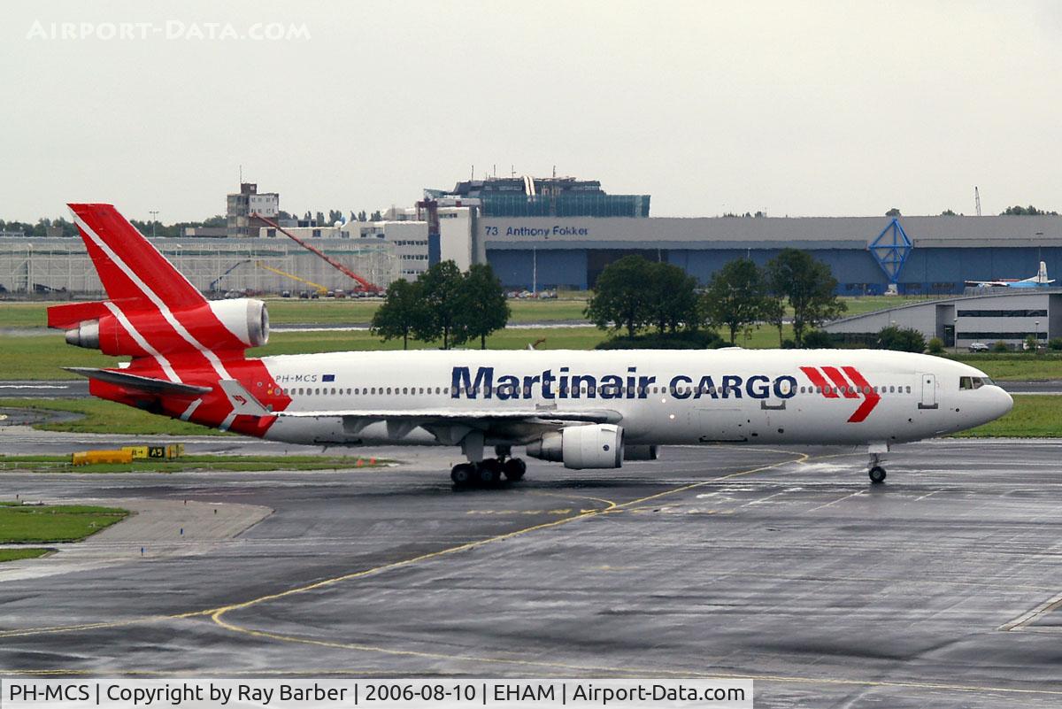 PH-MCS, 1995 McDonnell Douglas MD-11F C/N 48618, McDonnell-Douglas MD-11CF [48618] (Martinair cargo) Amsterdam-Schiphol~PH 10/08/2006