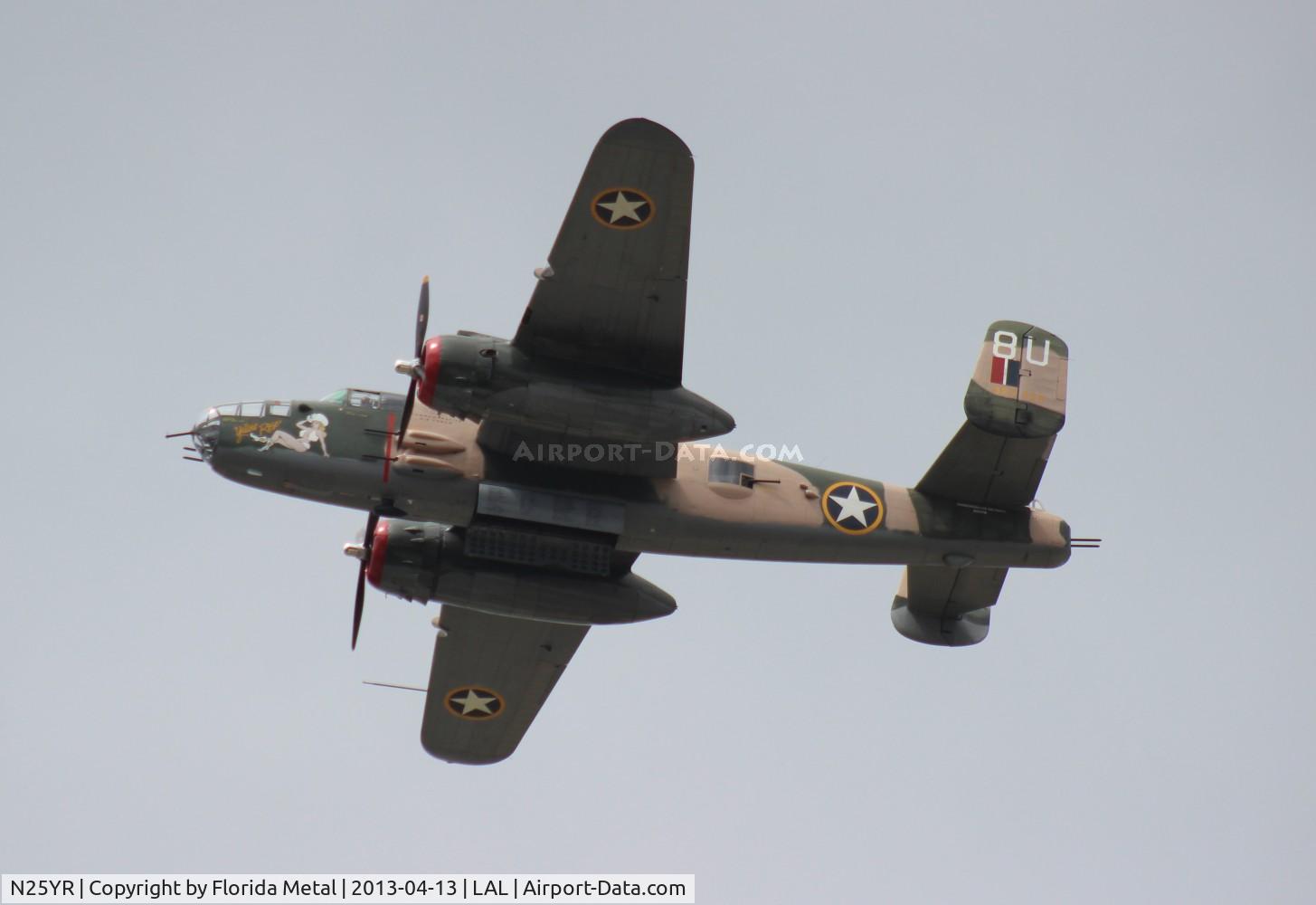 N25YR, 1943 North American TB-25N Mitchell C/N 108-34881, B-25 Yellow Rose