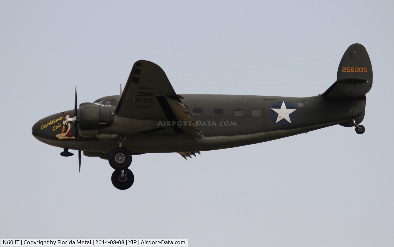 N60JT, 1943 Lockheed C-60A Lodestar C/N 2478, Lockheed C-60