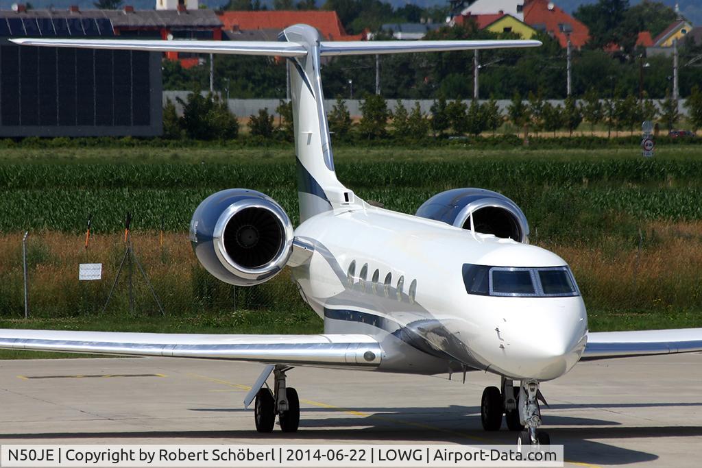 N50JE, 1999 Gulfstream G-V C/N 567, N50JE @ LOWG