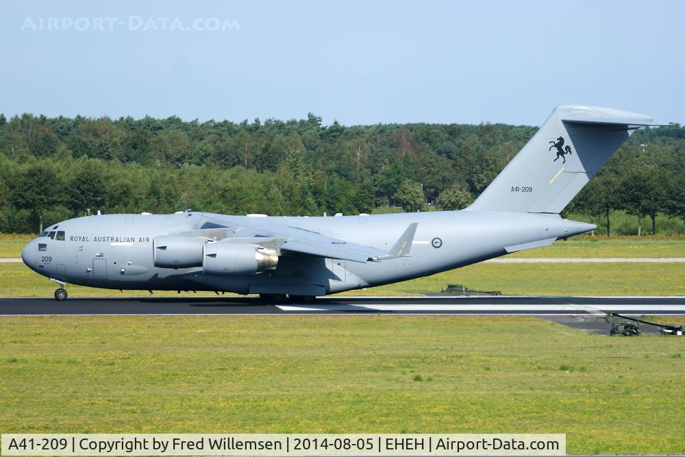 A41-209, 2008 Boeing C-17A Globemaster III C/N F-184, 36 sq RAAF