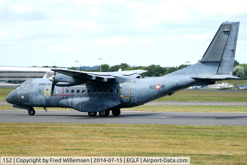 152, Airtech CN-235-200M C/N C152, ET01.062 aircraft from Creil