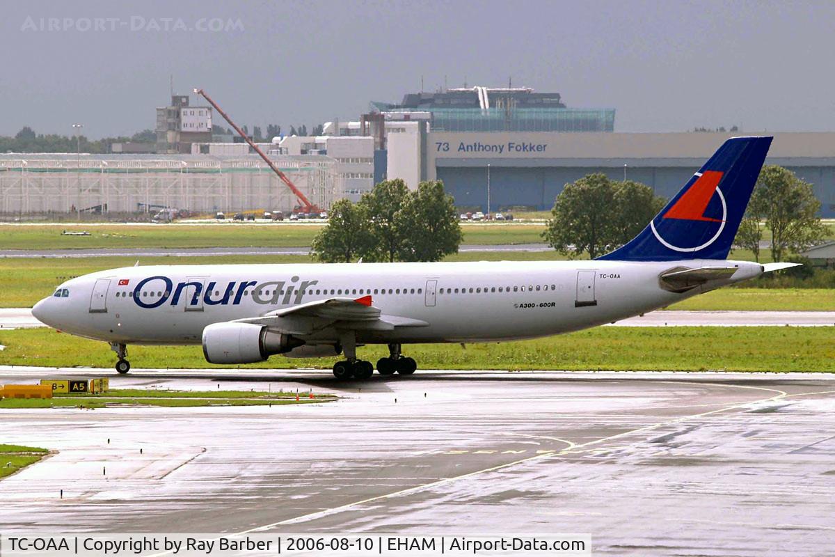 TC-OAA, 1994 Airbus A300B4-605R C/N 744, Airbus A300B4-605R [744] (Onur Air) Amsterdam-Schiphol~PH 10/08/2006