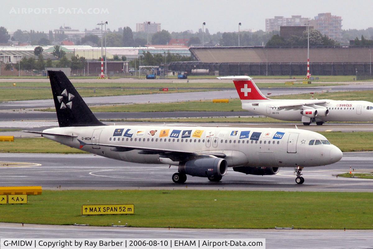 G-MIDW, 2000 Airbus A320-232 C/N 1183, Airbus A320-232 [1183] (bmi British Midland) Schiphol~PH 10/08/2006