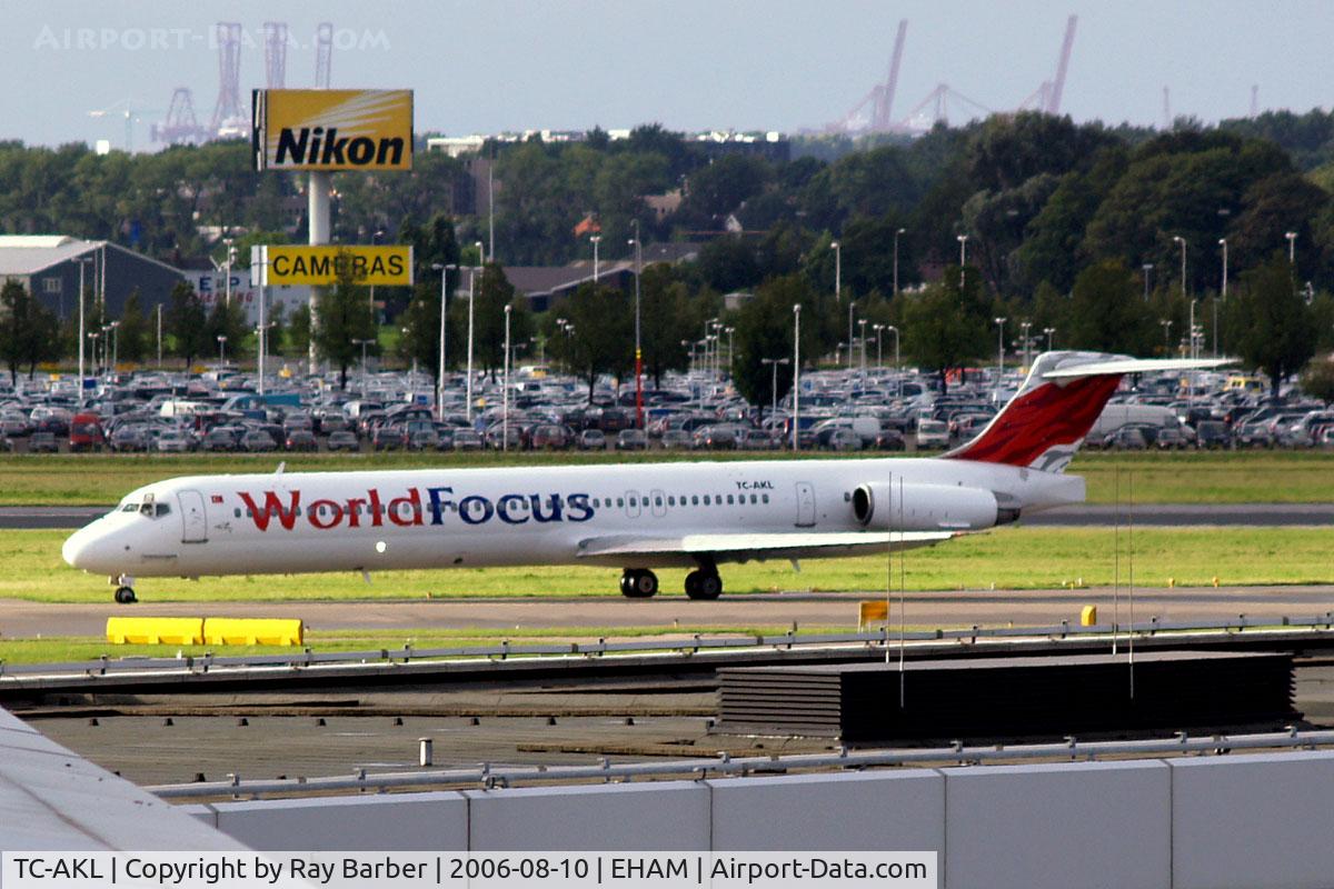 TC-AKL, 1996 McDonnell Douglas MD-83 (DC-9-83) C/N 53184, McDonnell-Douglas DC-9-83 [53184] (World Focus Airways) Amsterdam-Schiphol~PH 10/08/2006