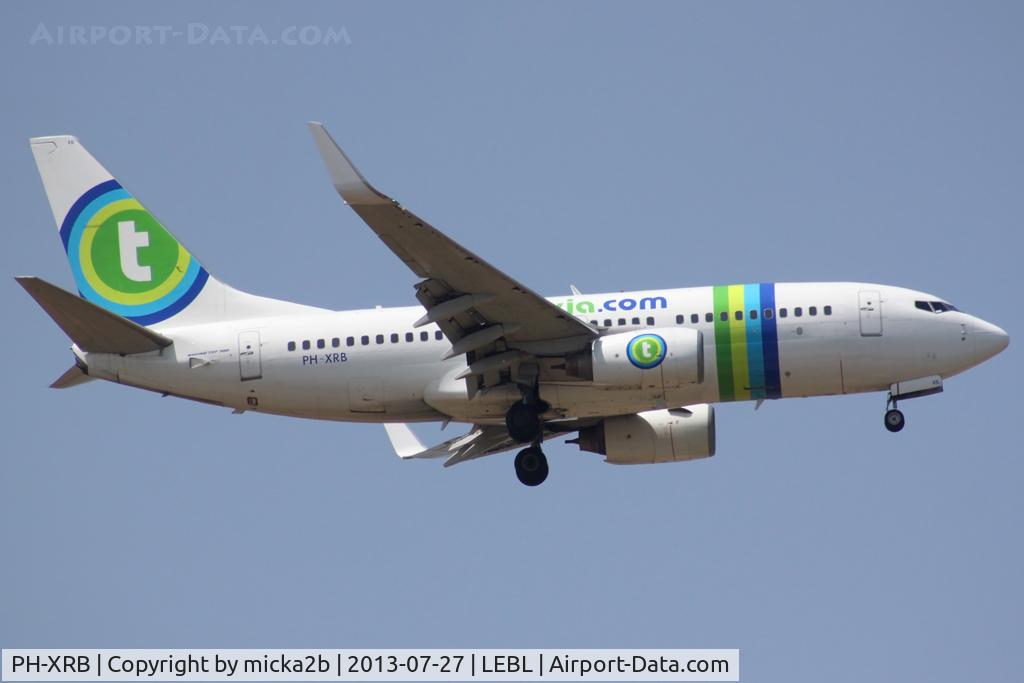 PH-XRB, 2003 Boeing 737-7K2 C/N 28256, Landing