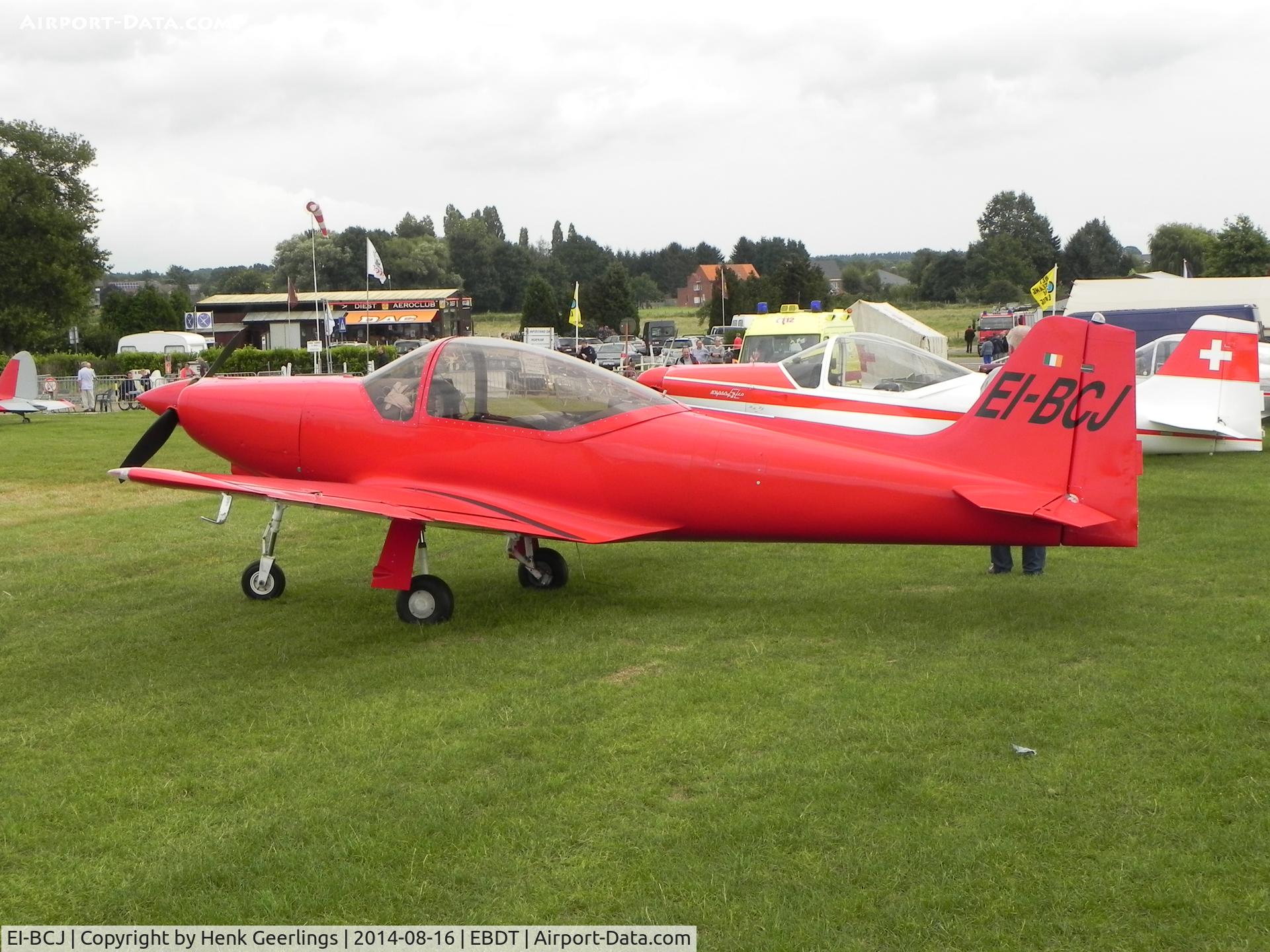 EI-BCJ, 1959 Aeromere F-8L Falco III C/N 204, Schaffen Diest Oldtimer Fly In, Belgium
