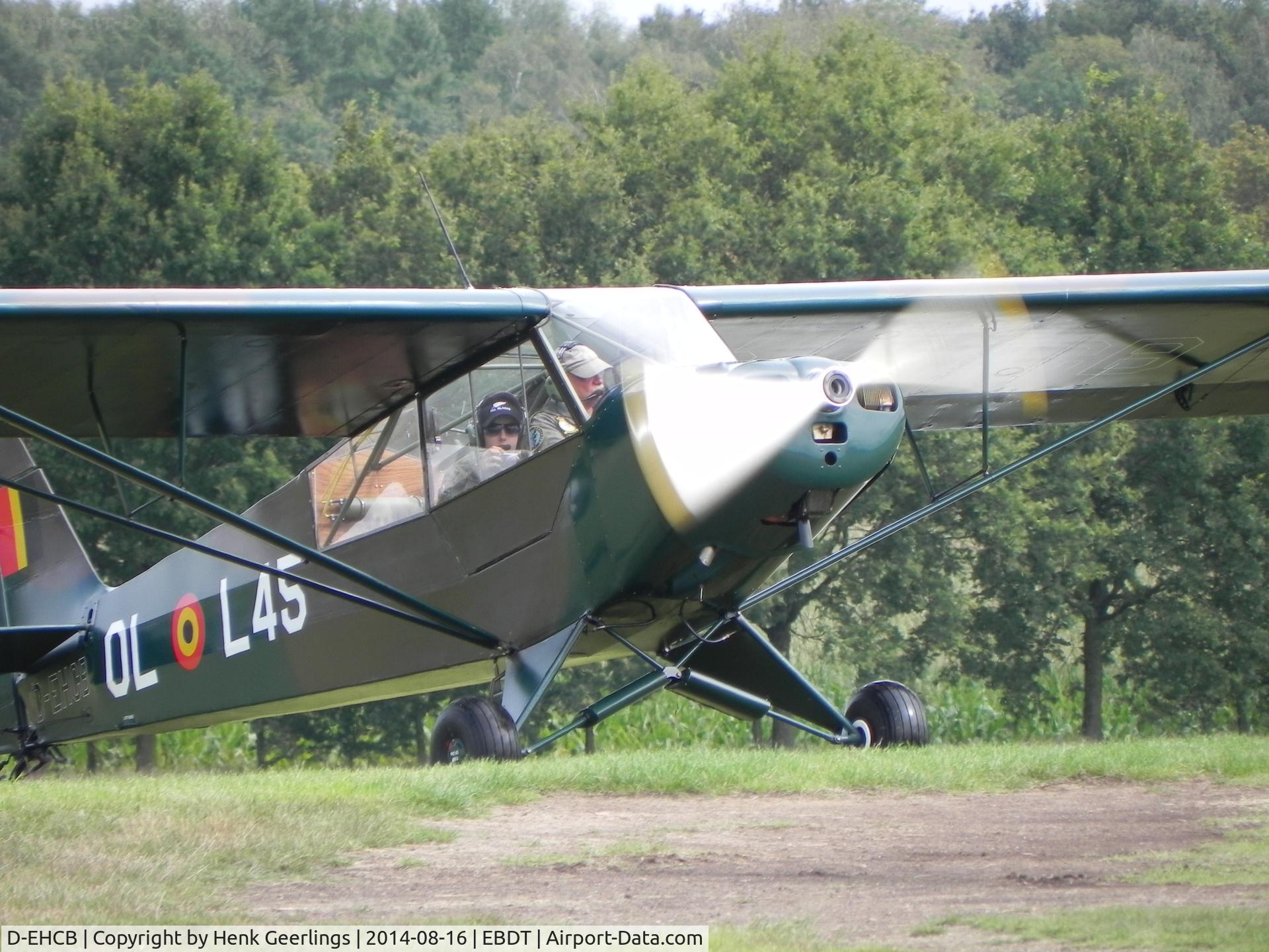 D-EHCB, 1953 Piper L-18C Super Cub (PA-18-95) C/N 18-3219, Schaffen Diest Oldtimer Fly In, Belgium