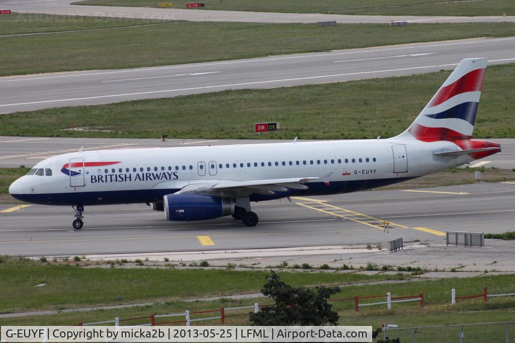 G-EUYF, 2010 Airbus A320-232 C/N 4185, Taxiing