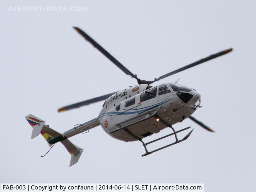 FAB-003, Eurocopter-Kawasaki EC-145 (BK-117C-2) C/N 9517, During the G-77 meeting in Santa Cruz