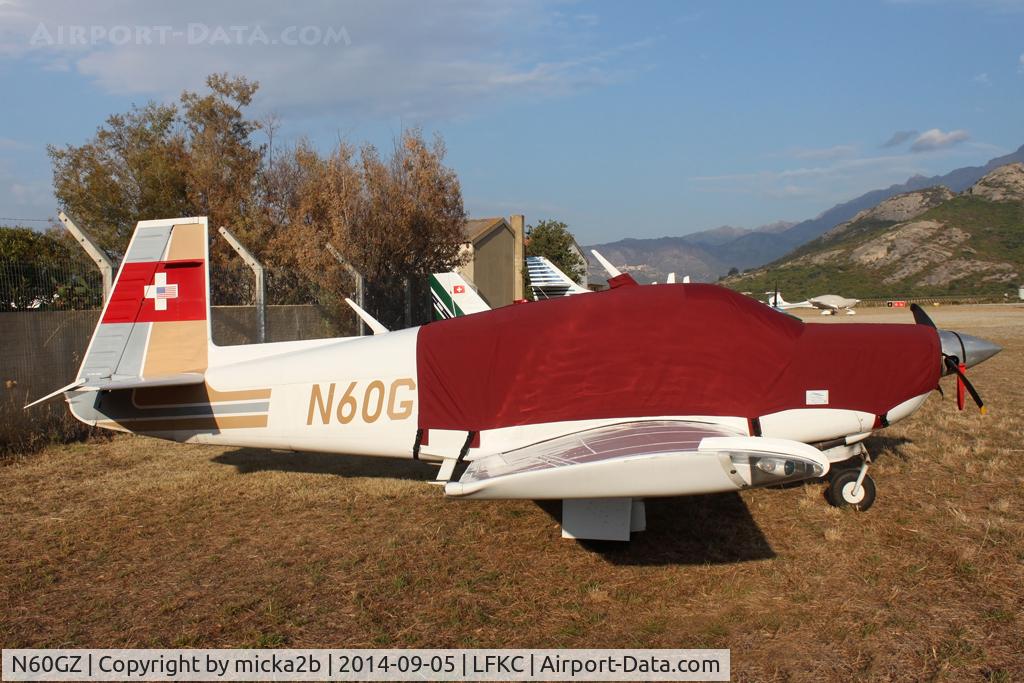 N60GZ, 1987 Mooney M20J 201 C/N 24-3035, Parked
