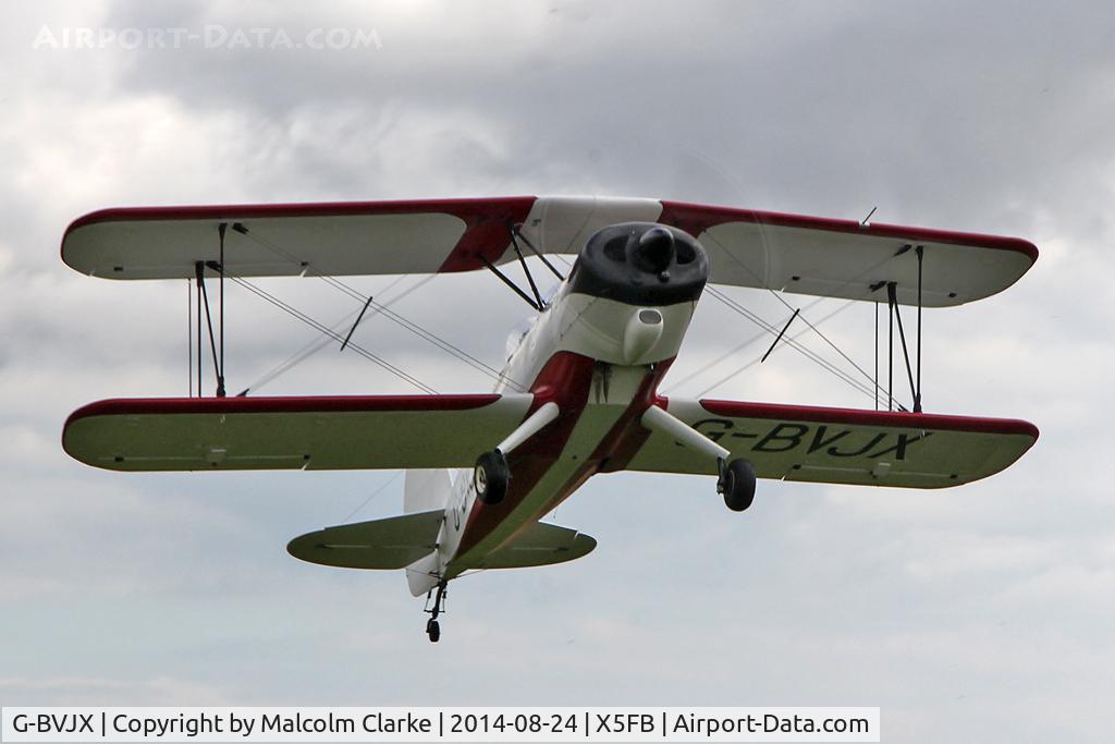 G-BVJX, 1995 Marquart MA-5 Charger C/N PFA 068-11239, Marquart MA-5 Charger on take off from Fishburn Airfield UK, August 24th 2014.