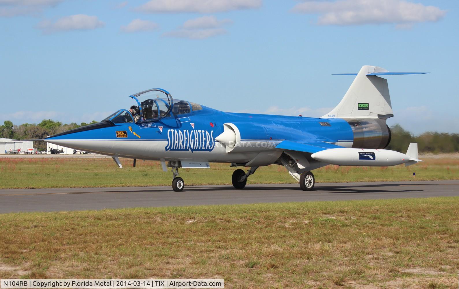 N104RB, 1962 Lockheed CF-104D Starfighter C/N 583A-5302, Starfighters Inc F-104