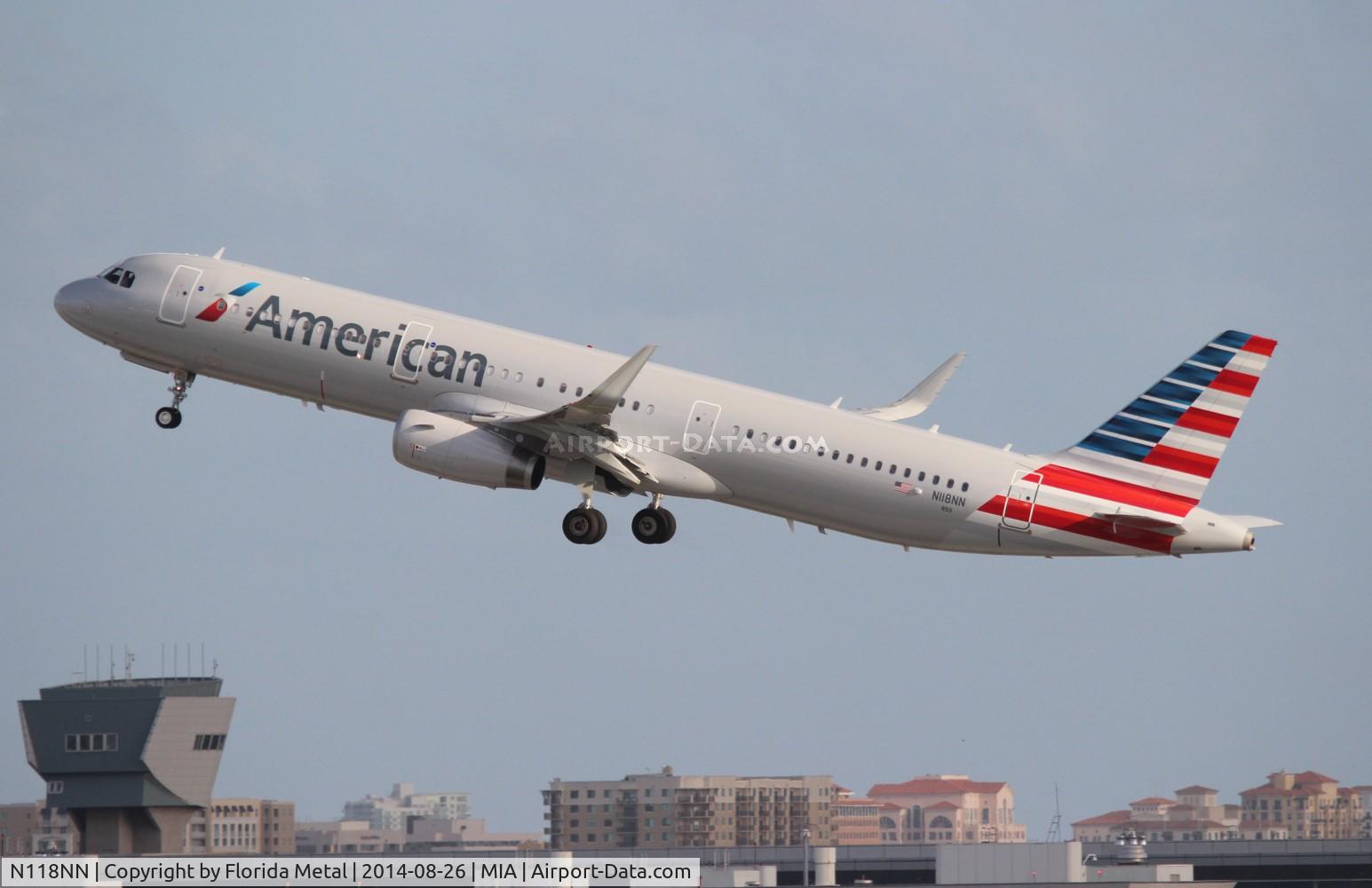 N118NN, 2014 Airbus A321-231 C/N 6162, American Airlines A321